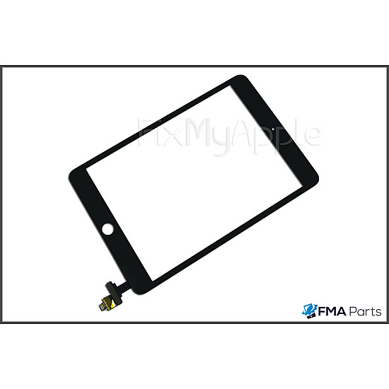 Glass Touch Screen Digitizer with IC - Black for iPad Mini 3